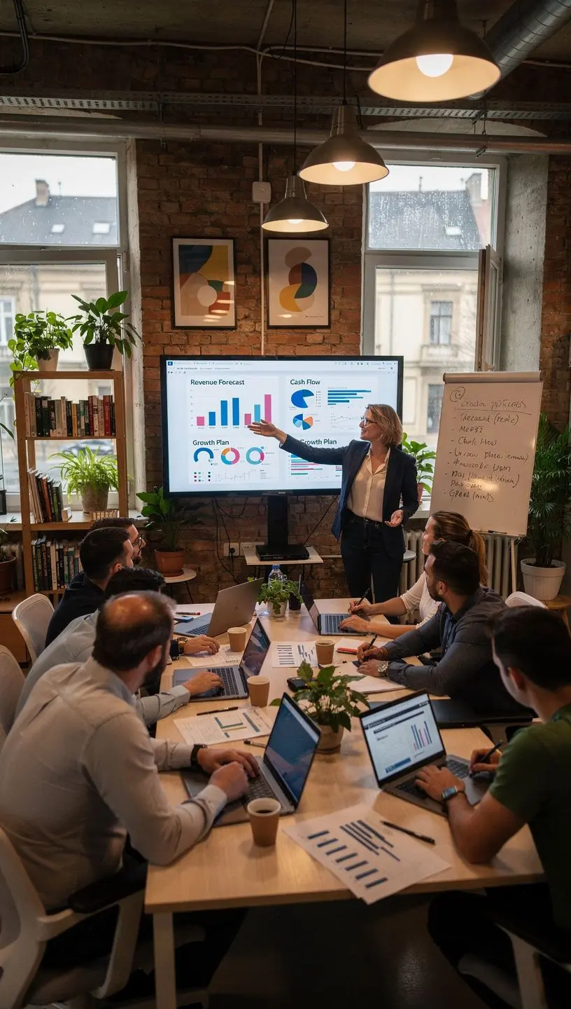 Kép egy családról, akik közösen tervezik meg havi költségvetésüket.